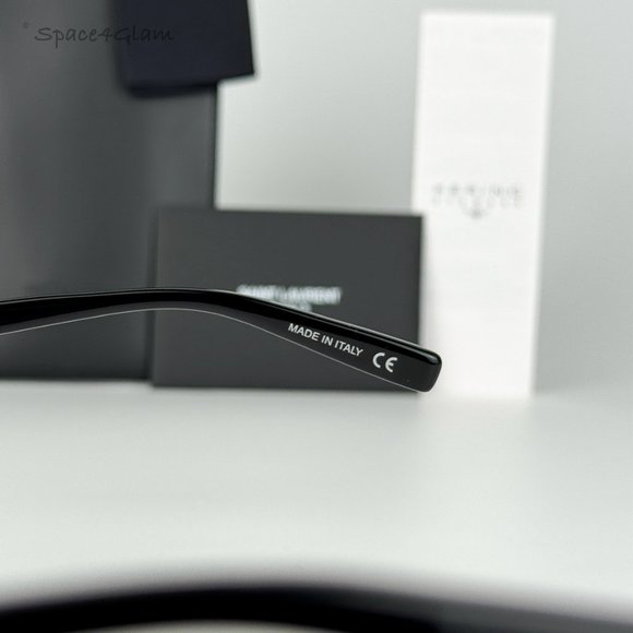 NEW Saint Laurent SL504 001 Shiny Black Cat Eye Women Eyeglasses main image 8